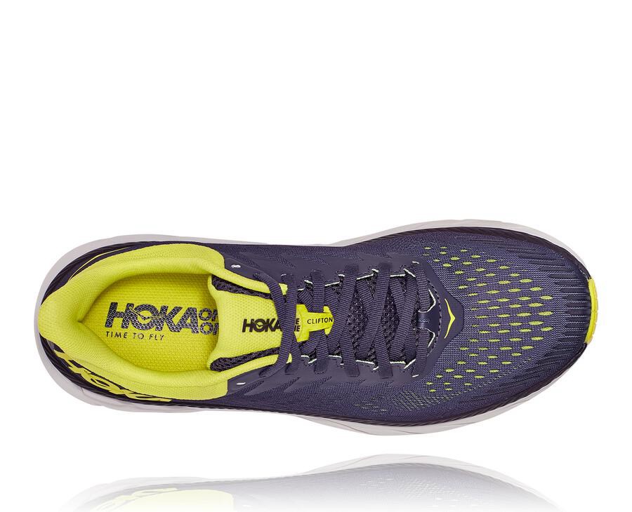 Hoka One One Koşu Ayakkabısı Erkek Lacivert - Clifton 7 - RA8241765